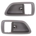 Toyota Sequoia Door Handle Trim 2001 02 03 04 05 06 2007 Driver And Passenger Side Pair Front Rear Bezel Inside Gray Stone 
