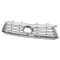 To1200307 Factory Style Front Bumper Grill Grille Assembly For Toyota Highlander Limited 2008-2010 Chrome Silver 