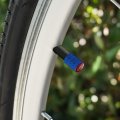 The Flash Tv Series Logo Motorcycle Bicycle Bike Tire Rim Wheel Aluminum Valve Stem Caps
