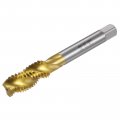 Uxcell Spiral Flute Thread Taps 1 2-13 Unc 2b Screw Threading Tap Titanium Coated 6542 High Speed Steel Machine Tapping Tools