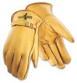 Galeton 25101pr-m 25101pr Rough Rider Premium Leather Strap Buckle Driver Gloves Medium Gold 