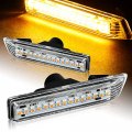 Eparts Full Led Front Fender Side Marker Light Turn Signal Lamp Assembly Replacement For 1999-2006 Bmw X5 E53 1997-1998 