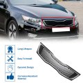 Front Upper Hood Bumper Grille For Kia Optima 2014-2015 Kidney Grill Black Chrome Silver Tone
