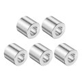 5pcs Stainless Steel Spacer 1 2 In Bore X Od 3 4 Length Round Metal Screw Bushing For M12 Screws Bolts And Rods Plain Finish 
