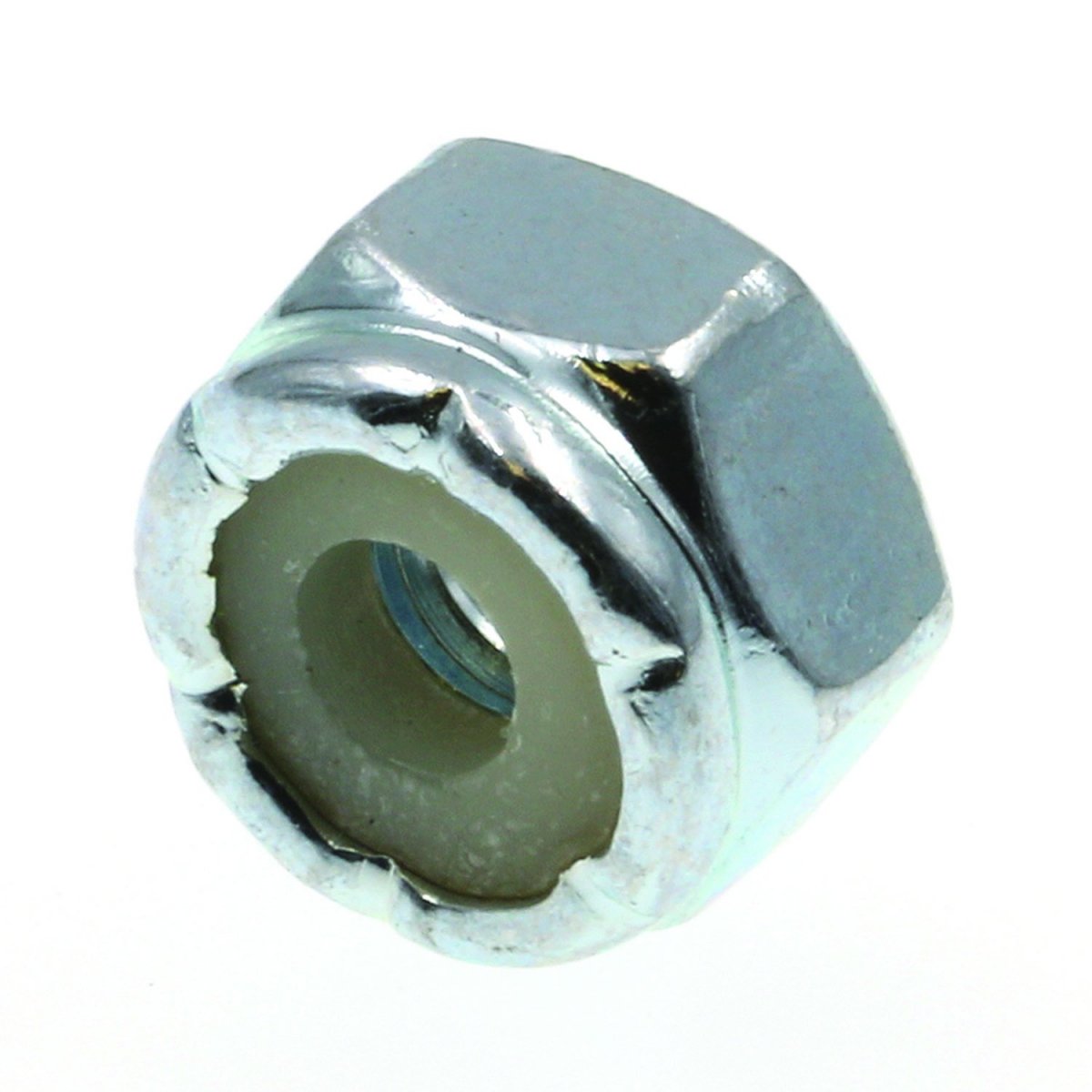 Nylon Insert Lock Nuts 8-32 Grade 2 Zinc Plated Steel 50 Pack Model