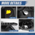Fo2502357 Factory Style Halogen Headlight Lamp Compatible With Ford Transit 150 250 350 2015-2023 Driver Left Side Chrome