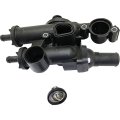 Thermostat Housing For Jeep Compass Patriot 2007 2017 4 Cylinder Black Plastic Includes 06508355aa 4884571ab 4884873aa 