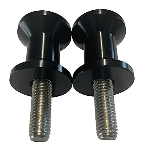 Pro-tek Black Swing Arm Spools For Suzuki Gsx-250r 2018 2019 2020 2021 2022 2023 And Gsxs-750 Gsxs-1000 Gsxs-1000f 2016 2017