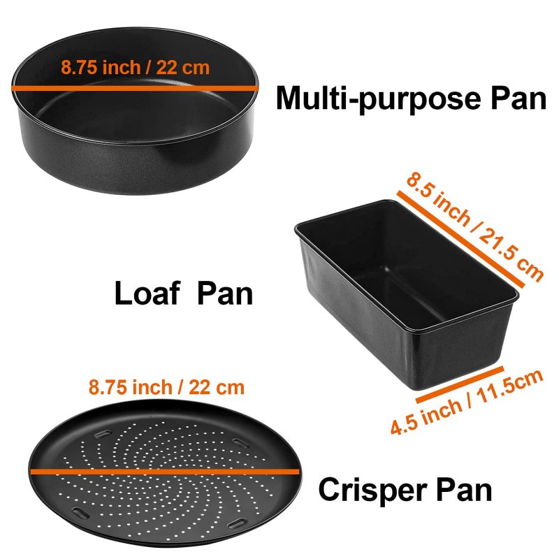 Baking Set For Ninja Foodi 6 5 Qt 8 Pressure Cooker Air Fryer Deluxe Bake Kit Dishwasher Safe Accessories
