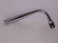 Slanted Solid Chrome Muffler 