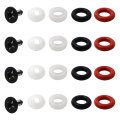 Fuel Injector Repair Kit With O-rings Top Botttom Caps Filters Spacers For Honda Civic Lx Sedan 4-door 1 7l 1700cc L4 Gas Sohc 