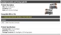 Headlight Assembly And Parking Light Kit 4 Piece With Chrome Bezel Compatible 2005-2008 Chevy Colorado With Xtreme Package