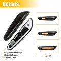 X Autohaux Full Led Side Turn Signals For Bmw 1 3 5 Series E36 E46 E60 E87 E90 E92 X1 X3 63133418447 63133418448 Fender Marker
