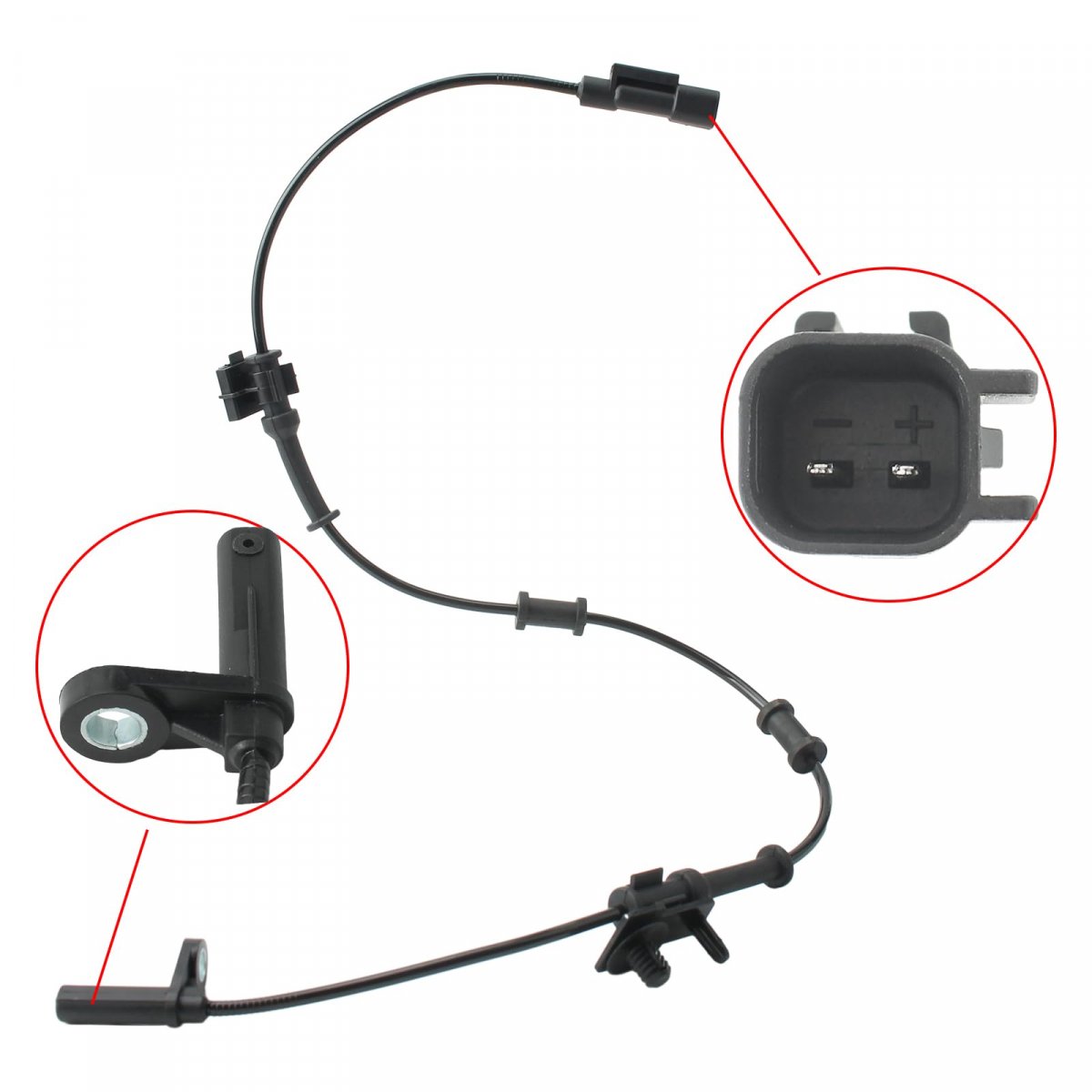 4 Piece Abs Wheel Speed Sensor Front And Rear For Dodge Challenger Charger Chrysler 300 2011 To 2022 Rwd Part 68199987aa
