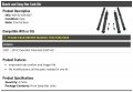 Front And Rear Shock Sway Bar Link Kit 4 Piece Compatible With 2001-2010 Chevy Silverado 2500 Hd