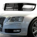 Topteng Front Bumper Fog Light Grille Fit For Audi A8 Quattro 2008 2009 2010 D3
