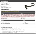Upper Radiator Hose With Filler Neck Compatible 2007-2012 Nissan Altima