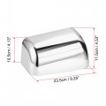 X Autohaux 1 Pair Super-duty Chrome Plated Mirror Covers Top Half For Ford F250 F350 F450 2008-2016