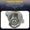 Ocpty Thermostat Housing Fit For Audi A4 2002-2005 For Quattro 2002-2006 A6 2002-2004 Engine Coolant Assembly Replaces