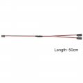 50cm Y Servo Extension Cable Remote Control Racing Part 1 Female To 2 Male Lead Wire