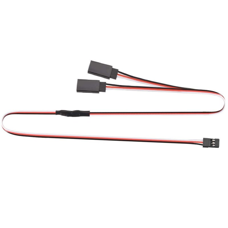 50cm Y Servo Extension Cable Remote Control Racing Part 1 Female To 2 Male Lead Wire