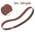 Uxcell 1 2 X 18 240 Grit Sanding Belt Aluminum Oxide Sandpaper Belts For Portable Strip Sander Wood Finishing Metal Drywall
