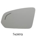 Spieg Driver Side Mirror Glass Replacement For Volvo S90 V90 V60 S60 Heated W Blind Spot Monitoring Backing Plate Left