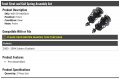 Front Strut And Coil Spring Assembly 2 Piece Set For 2000 To 2004 Subaru Outback Pre Assembled Position W0159-h466441