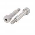Uxcell 304 Stainless Steel Hex Socket Shoulder Bolt 8mm Dia 30mm Length M6 Thread 5pcs