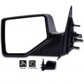 Ocpty Black Driver Side View Mirror Textured With Manual Adjustment Folding Non-heated Compatible For 2006-2011 Ford Ranger