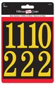 The Hillman Group 842276 3-inch Numbers Kit Gold Black 