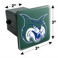 Georgia College Primary Logo Tow Trailer Hitch Cover Plug Insert 2