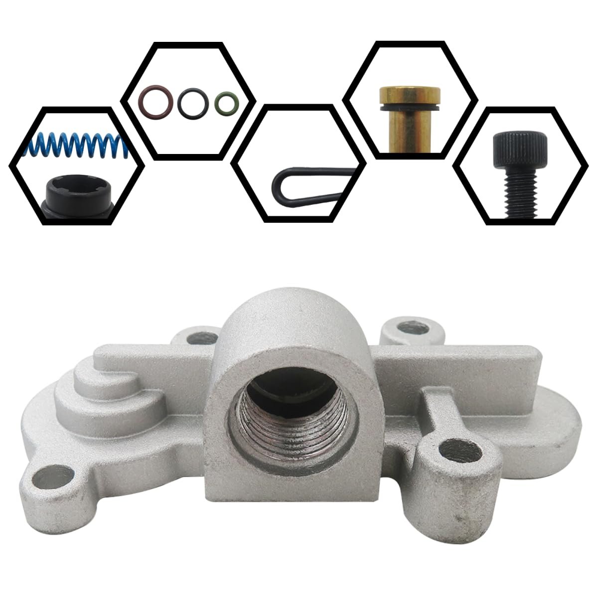 Upgrade 6 0 Blue Spring Kit Fit For Ford Fuel Pressure Regulator Power-stroke 2003-2007 F250 F350 F450 F550 Replaces
