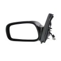 Toyota Matrix 2003 2008 Door Mirror Driver Side Power Glass Gloss Black Paint To Match Non Foldaway Replacement For To1320207 