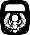 Jeeptails Scarab Beetle Design Tail Lamp Light Covers For Jeep Wrangler Yj And Tj Black Set Of 2 