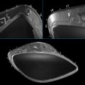 X Autohaux 1 Set Headlight Headlamp Lens Cover With Trim Gaskets Seal For Chevy Corvette C6 2005-2013 20936417 20936418