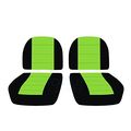 Totally Covers For 1999-2008 Ford Ranger Two-tone Truck Jump Seat Black And Lime Green 21 Colors Xcab Extended Cab Rear Back 
