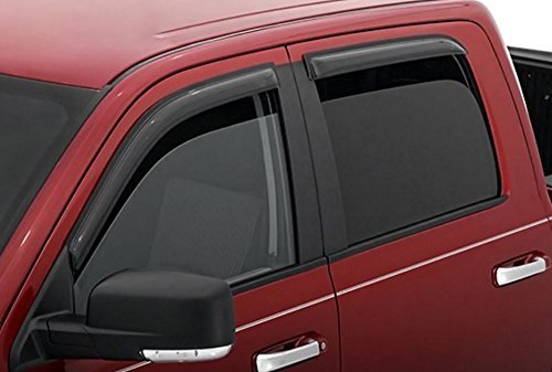 R L Racing Smoke 4pc Visors Sun Rain Guard Deflector Window For 1998-2002 Corolla Chevy Prizm