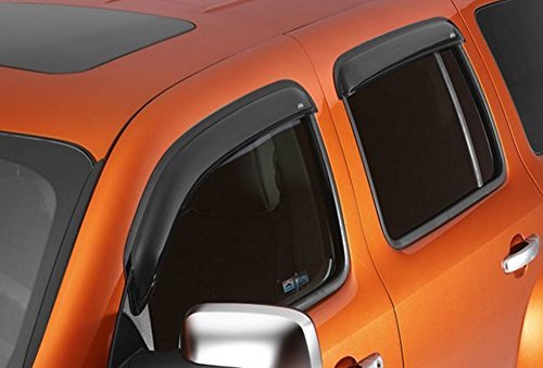 R L Racing Smoke 4pc Visors Sun Rain Guard Deflector Window For 1998-2002 Corolla Chevy Prizm