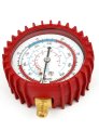 0-500 Psi 1 8 Inches Thread Compressor Compressed Pressure Gauge Red