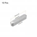 Uxcell 10pcs Round Ended Feather Key 4 X 20mm Stainless Steel Parallel Drive Shaft Stock For Type Fastening Connection