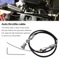 Stainless Steel Black Throttle Cable For Ls Ls1 4 8l 5 3l 7l 6 0l Engines