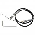 Stainless Steel Black Throttle Cable For Ls Ls1 4 8l 5 3l 7l 6 0l Engines
