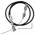 Stainless Steel Black Throttle Cable For Ls Ls1 4 8l 5 3l 7l 6 0l Engines