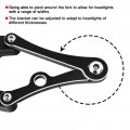 Motorcycle Headlight Bracket Fydun 39-41mm 1 5-1 6in Turn Signal Light Fork Tube Mount Clamp Accessory