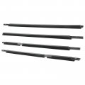 Tdpro Front Rear Outer Door Weatherstrip Molding Trim Seal Belt For 2003-2009 Toyota 4runner