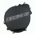 Httmt Mt052- Black Left Billet Aluminum Motorcycle Engine Stator Cover Compatible With 2003-2004 Kawasak Zx-6r Zx636