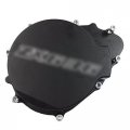 Httmt Mt052- Black Left Billet Aluminum Motorcycle Engine Stator Cover Compatible With 2003-2004 Kawasak Zx-6r Zx636