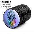 Dream Catcher With Rainbow Feathers Watercolor Sketch Tire Rim Wheel Aluminum Valve Stem Caps