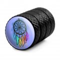Dream Catcher With Rainbow Feathers Watercolor Sketch Tire Rim Wheel Aluminum Valve Stem Caps